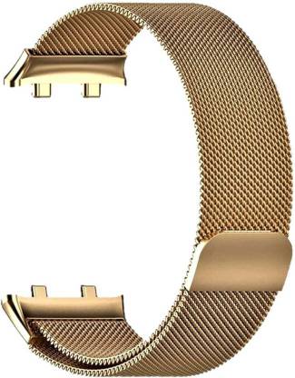 V-TAN Stainless Steel Mesh Milanese Loop with Adjustable Magnetic Closure 46mm Band Strap for Oppo Watch 46mm Smart Watch Strap