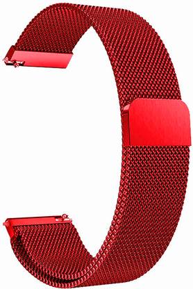SROCK Metal Milanese with Magnetic Lock Strap Band (Size-22mm) Smart Watch Strap