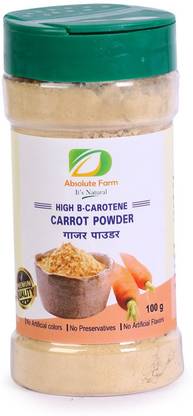 Absolute Farm High β-Carotene Carrot Powder / Gajar Powder / Export Quality