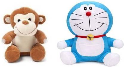 MEEJU DORAEMON AND MONKEY COMBO  - 30 cm