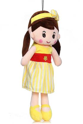 Besties Big Size Super Soft 80cm Stuffed Girl Cute Doll - Polyfill Washable Cuddly Soft Plush Toy - Helps to Learn Role Play - 100% Safe for Kids - 80 cm