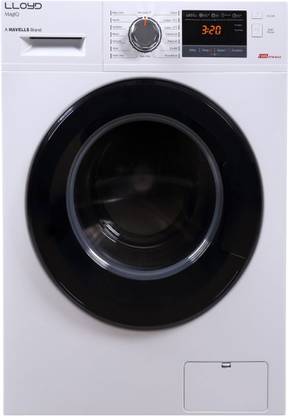 Lloyd by Havells 6 kg Fully Automatic Front Load Washing Machine with In-built Heater White