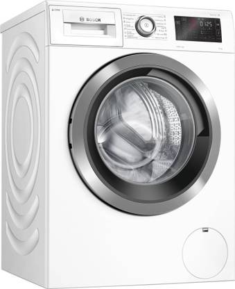 BOSCH 8 kg with Wi-Fi Enabled1400RPM Fully Automatic Front Load Washing Machine with In-built Heater White