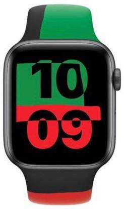 LIBRA 42/44mm Black Unity Silicon i Watch strap band belt (Watch not included) Straps Compatible with i Watch series 42 mm Silicone Watch Strap