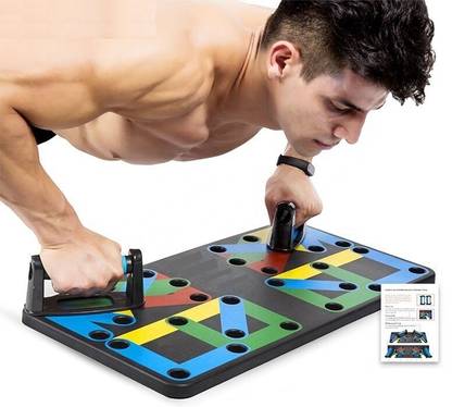 Corslet 17 in 1 Push Up Board with Handle Grips Pushup Training Fitness Thicker Plate Push-up Bar