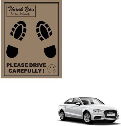 SEMAPHORE Paper Disposable Paper Mat For  Audi A3