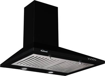 Sunflame CH ZOYA 60 BK Wall Mounted Black 700 CMH Chimney