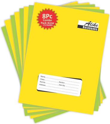 Alike 2021-MATH Book-size Notebook CHECKS 128 Pages