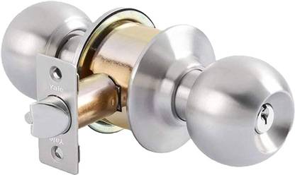 Yale Steel Matte Door knobs