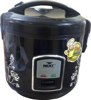 NextElectric Rice Cooker 1.5 ltr Auto-Cut off Multi function with Steaming System Rice Cooker, Egg Boiler, Egg Cooker, Food Steamer, Slow Cooker