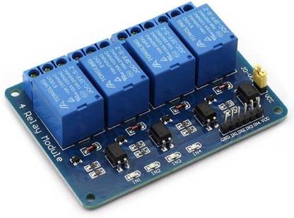 TRUSTECH RS 16220 Isolated Optocoupler Driver Expansion Board Relay Module 4CH 5Volt Power Supply Electronic Hobby Kit