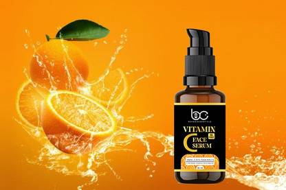 BEARD ESSENTIALS Vitamin C Serum For Skin Brightening And Skin Whitening Serum | For Dark Spots | For Oily Skin | With Hyaluronic Acid 60ml