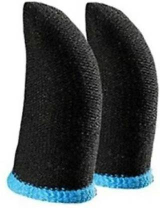 Maxton Mobile Finger PubG Sleeve Press Trigger Game Controller Blue Finger Sleeve
