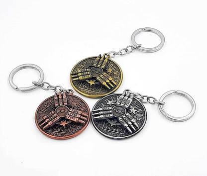 HOUSEOFTRENDZZ PUBG PLAYERUNKNOWN'S BATTLEGROUNDS Revolving Game Level 3 Key Chain