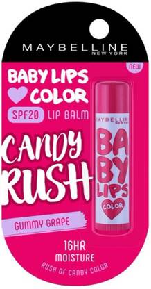 MAYBELLINE NEW YORK Baby lips Candy Rush Lip Balm Gummy Grape