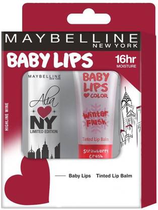 MAYBELLINE NEW YORK Baby Lips Wine with Tinted Strawberry Lip Balm