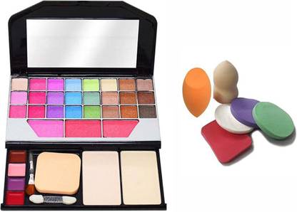 Nyn TYA No. 6155 Makeup Kit + 6 Piece Makeup Sponges Set