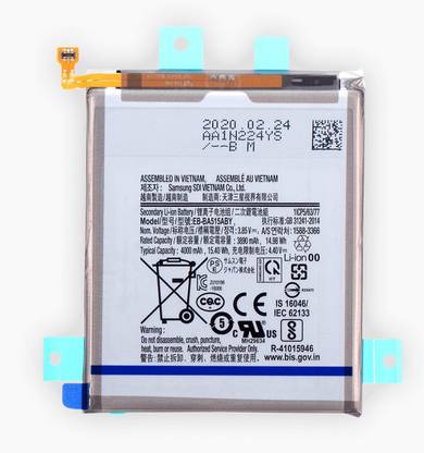 LIFON Mobile Battery For  Samsung Galaxy A51 4000mAh
