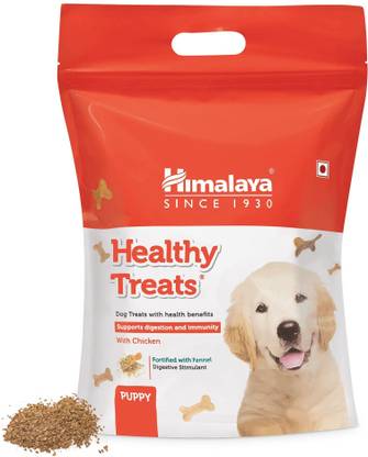HIMALAYA Healthy Dog Biscuits for Puppy | Helps Immunity & Digestion | Training & Rewards Chicken Dog Treat
