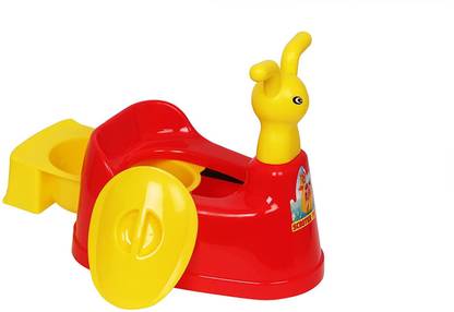 Nabhya Toilet Trainer Baby Potty Seat Scooter Potty with Removable Tray & Closing Lid Potty Seat