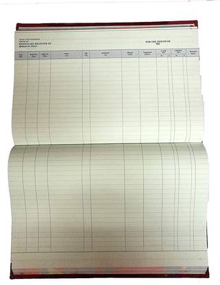 LRS Patient Record Register - OPD Record - Dispensary Register/OPD Register for Hospitals - High Quality (200 Pages) Patient Record Register - 200 Pages - 70 GSM Ledger Paper 1-Part OPD Register