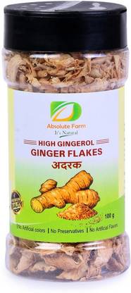 Absolute Farm High Gingerol Ginger Flakes / Sooth Flackes / Export Quality