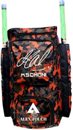 ALEXTOUCH Best Cricket Kit Bag With MS Dhoni Signature Red