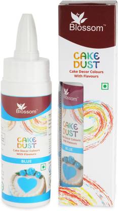 Blossom Edible Cake Dust Powder Matte Finish Colour for Cake Icing Décoration - Blue Sparkling Sugar