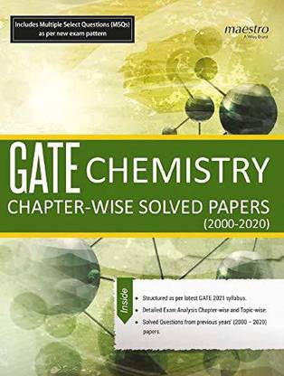 Gate Chemistry Chapter Wise Solved Papers (2000-2021)