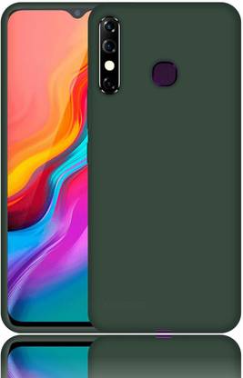 CASE CREATION Back Cover for Infinix Hot 8 Liquid Silicon OG Premium Case Cover