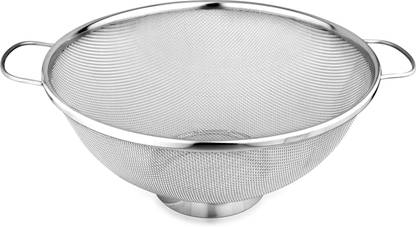 SEGOVIA Stainless Steel Mesh Straine|Colander with side Handle 26cm Strainer