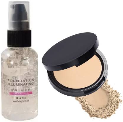 SEUNG LIGHT GOLDEN BEIGE WITH GOLDEN UNDERTONE FOR LIGHT TO MEDIUM SKIN GLAMOROUS & WITH ILLUMINATING FACE PRIMER COMBO KIT