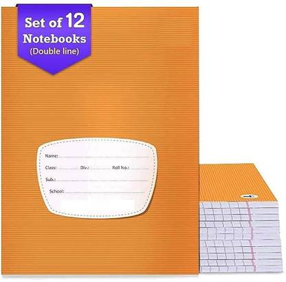 Viranchilal Notebook Regular Notebook Ruled 200 Pages