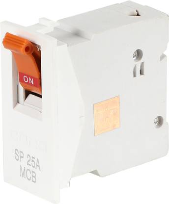 CONA Modular MCB 25A SP -C Type|25A SP MCB Switch|25 Ampere Single Pole MCB|Electricial Accessories|Master Switch 10221 MCB