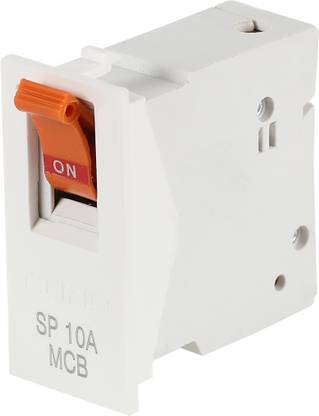 CONA Modular MCB 10A SP -C Type|10A SP MCB Switch|10 Ampere Single Pole MCB|Electricial Accessories|Master Switch 10206 MCB