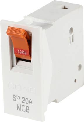 CONA Modular MCB 20A SP -C Type|20A SP MCB Switch|20 Ampere Single Pole MCB|Electricial Accessories|Master Switch 10216 MCB