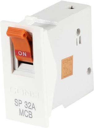 CONA Modular MCB 32A SP -C Type|32A SP MCB Switch|32 Ampere Single Pole MCB|Electricial Accessories|Master Switch 10226 MCB
