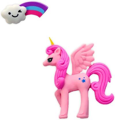 MEENAMMA Unicorn Eraser Pack of 1 Pink Color | Unicorn Eraser for Kids | Non-Toxic Eraser