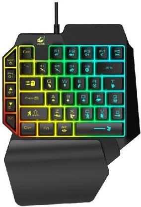 Trend-Aspire K15 39 Keys One-handed Gaming Keyboard with LED Backlight  Gaming Accessory Kit