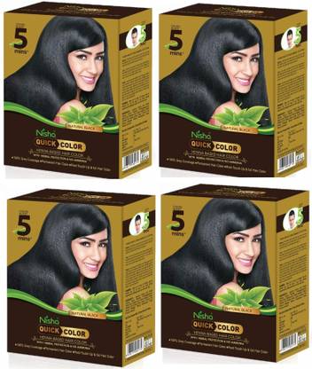 Nisha Quick Color (60g X4 Box) , Natural Black