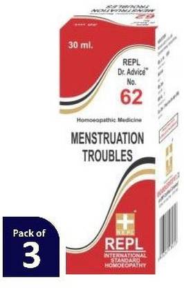 REPL Dr Advice No.62 MENSTRUATION TROUBLES Dilution