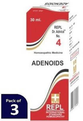 REPL Dr Advice No.4 ADENOIDS Dilution