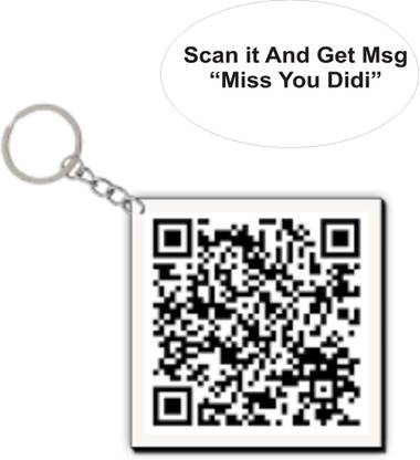 Wikkie Secret Miss You Didi Message Key chain For Your Loved Ones Key Chain