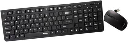 PRODOT Majestic Basket Wirless Multimedia Keyboard & Mouse [2.4 Ghz With Dedicated Nano Receiver] Wireless Standard Laptop Keyboard