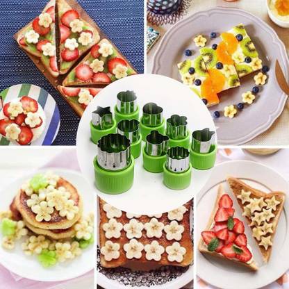 Hauck Small Cookie Cutters, Mini Cookie Cutters for Kids, Vegetable Cutter Kitchen Tool Set