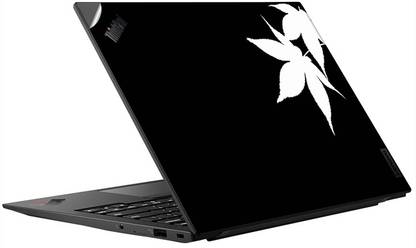 GADGETSWRAP SHFK-83500 Printed Top Only Maple Leaves Vinyl Skin Laptop Skin Compatible for 14 inch