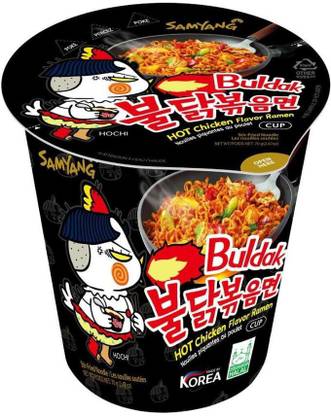 Samyang Hot Chicken Flavor Ramen, 70 gm Cup Noodles Non-vegetarian