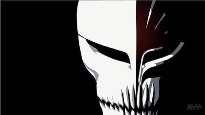 Hollow Mask Bleach Anime Poster Paper Print