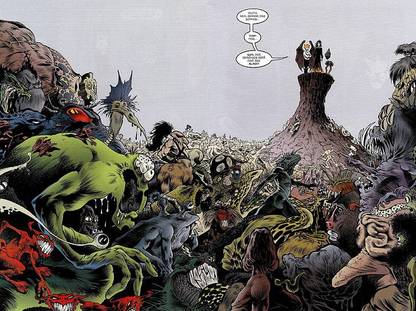 Sandman Morpheus Lucifer Hell Poster Paper Print
