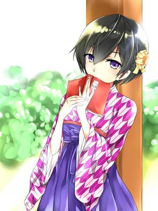 Anime Girls Bokura Wa Minna Kawaisou Kawai Ritsu Poster Paper Print